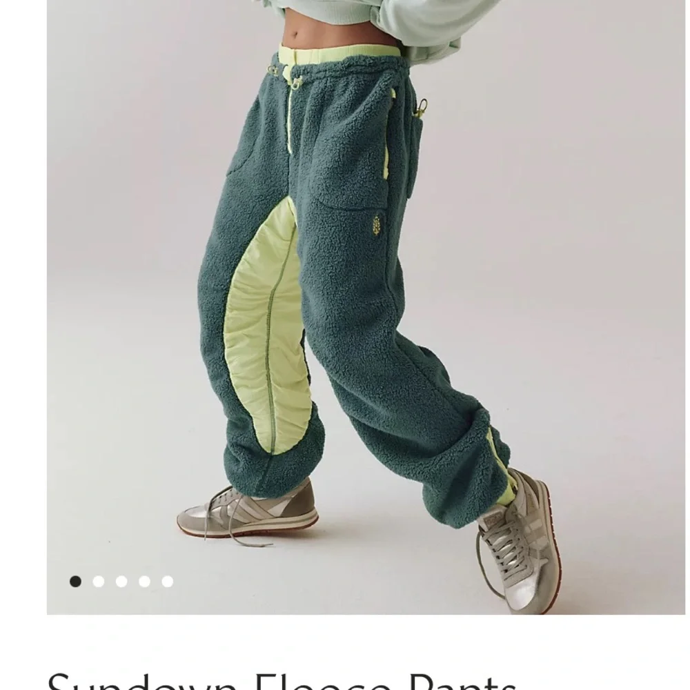 Sundown Fleece Pants Midnight Jade - Picture 1 of 9